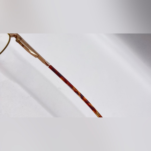 Vintage Fratelli Lozza Chester Tortoise Gold Oval Sunglasses Frames Only - Picture 7 of 8